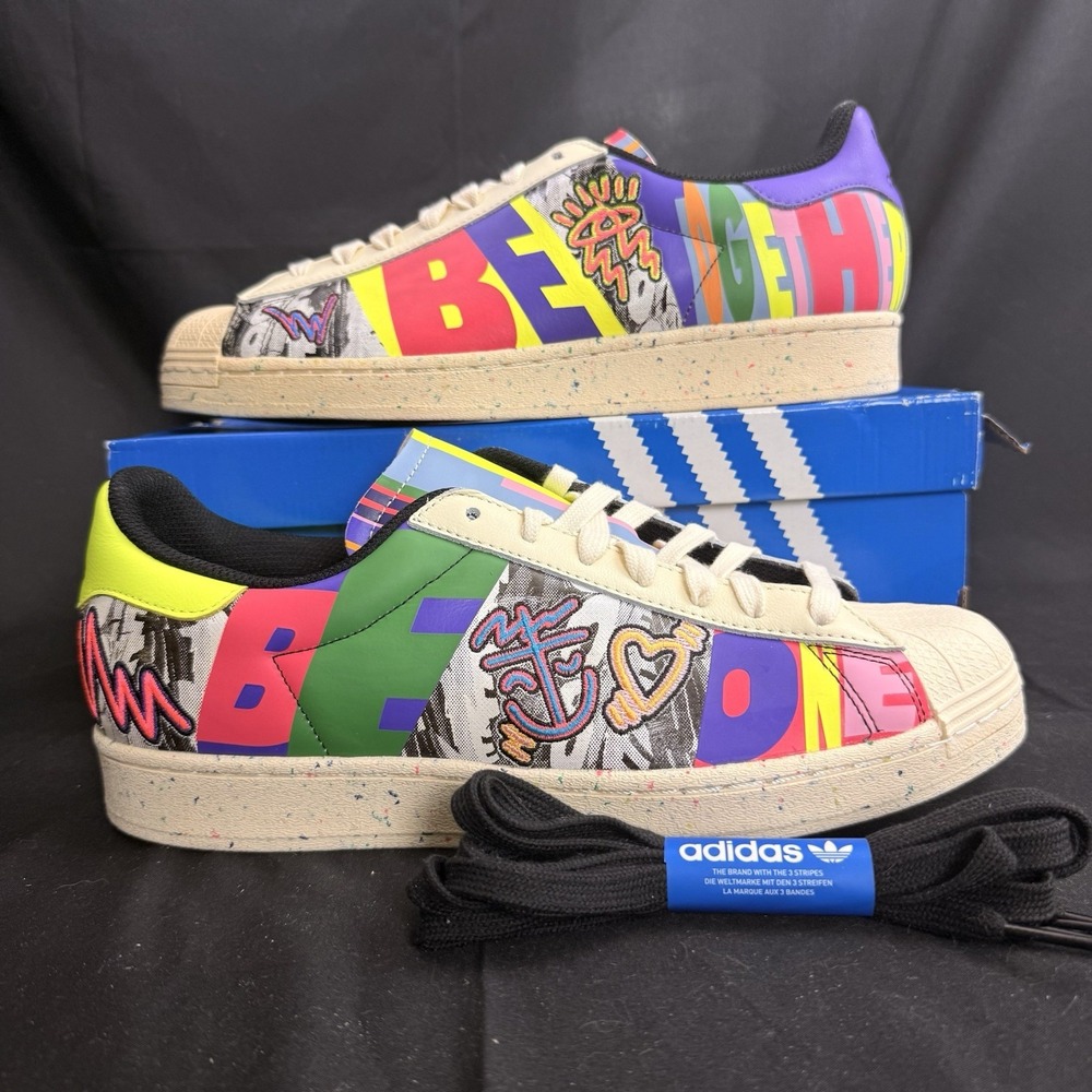 Adidas Superstar Pride Kris Andrew Small Men's Size 11 Low Top Multicolor GX6395